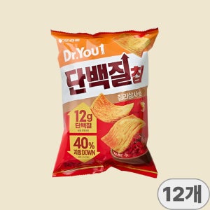 오리온 닥터유 단백질칩 칠리살사맛 60g x 12개