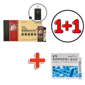 상아제약 6년근 프리미엄 홍삼정 올데이케어 프로바이오틱스 유산균