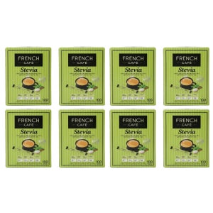 프렌치카페 커피믹스 스테비아 100개입, 8개
