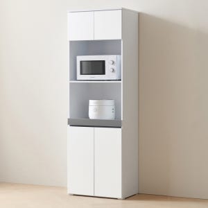 바로방가구 히트 키큰 속깊은 부엌 1800 광파 렌지대 600, 5단, 화이트다크