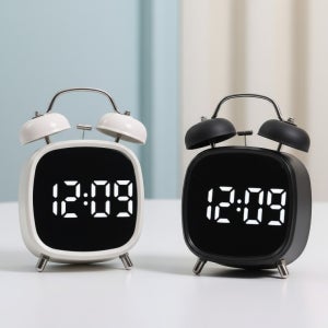무소음디지털이지만 알람은 시끄러운 디지털 알람시계 집들이선물 인테리어