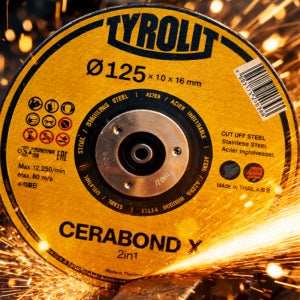 티롤릿 세라본드 절단석 125mm 그라인더날 컷팅날 메탈 스텐 겸용