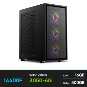 신비로텍 봄컴pc Intel 14400F 16GB RTX 3050-6GB 500GB
