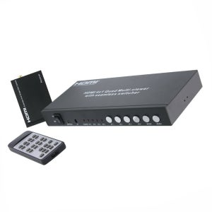 HDMI 화면분할기 4:1 멀티뷰어 TV 영상 CCTV 다중모니터 연결 APV315