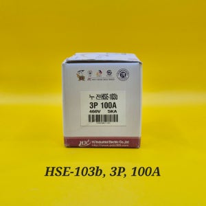 HJ산전 HSE-103b, 3P, 100A, 산업용 누전차단기