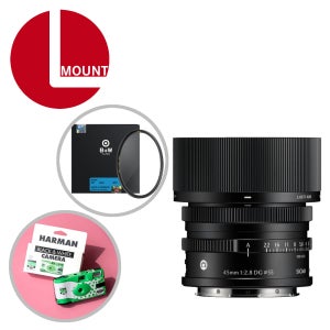 (BW필터) 시그마 C 45mm F2.8 DG L마운트 블랙 리뉴얼