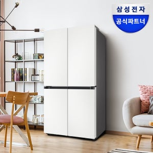 삼성 비스포크 Ai 냉장고 1등급 4도어 에센셜화이트 대용량 905리터