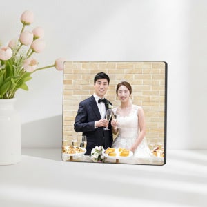 1+1 핸드폰 사진인화 출력 인쇄 고화질 액자 직사각 4호(140x200mm), 블랙