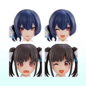 30MS 옵션 헤어 스타일 & 페이스 파츠 세트 (소노다 치요코/모리노 린제)