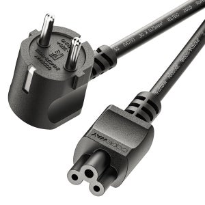 코드웨이 크로바 전원케이블 C5 3구 AC 파워 코드 노트북 모니터 연결선 0.6m