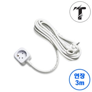 스마트파워탭 1구 연장선 3M 사각