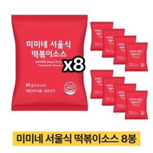 미미네 갓성비 떡볶이 소스 3종 골라담기 (서울식/대구식/부산식소스) 서울식소스, 85g, 8개