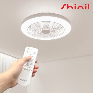 신일 실링팬 LED 조명 천장선풍기 저소음 거실 안방 셀프 간편설치 공기순환 BLDC