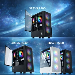 3RSYS R200 / R240 / R260 RGB 강화유리 미들타워 케이스