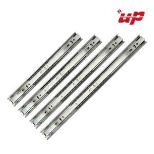 유피 서랍레일 서랍장레일 3단볼레일 소폭 35mm