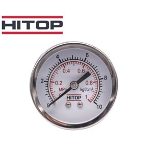 (당일출발시작) 40파이 압력게이지 접속나사 01 (R1/8) 40파이 1MPa = 10bar = 10kgf/cm2 HITOP G42-10-01