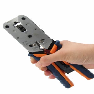 랜툴 랜선 압착기 8P AMP CAT6 6A 7 케이블 탈피기