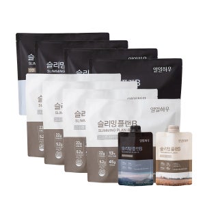 일일하우 슬리밍 플랜B 식사대용 단백질 쉐이크 다이어트 식물성 파우치 귀리, 45g, 28개