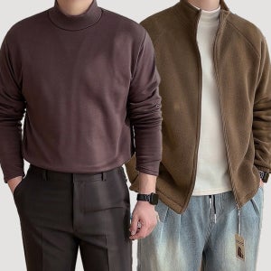 1+1 남자반목티 남자반폴라티 남성목티