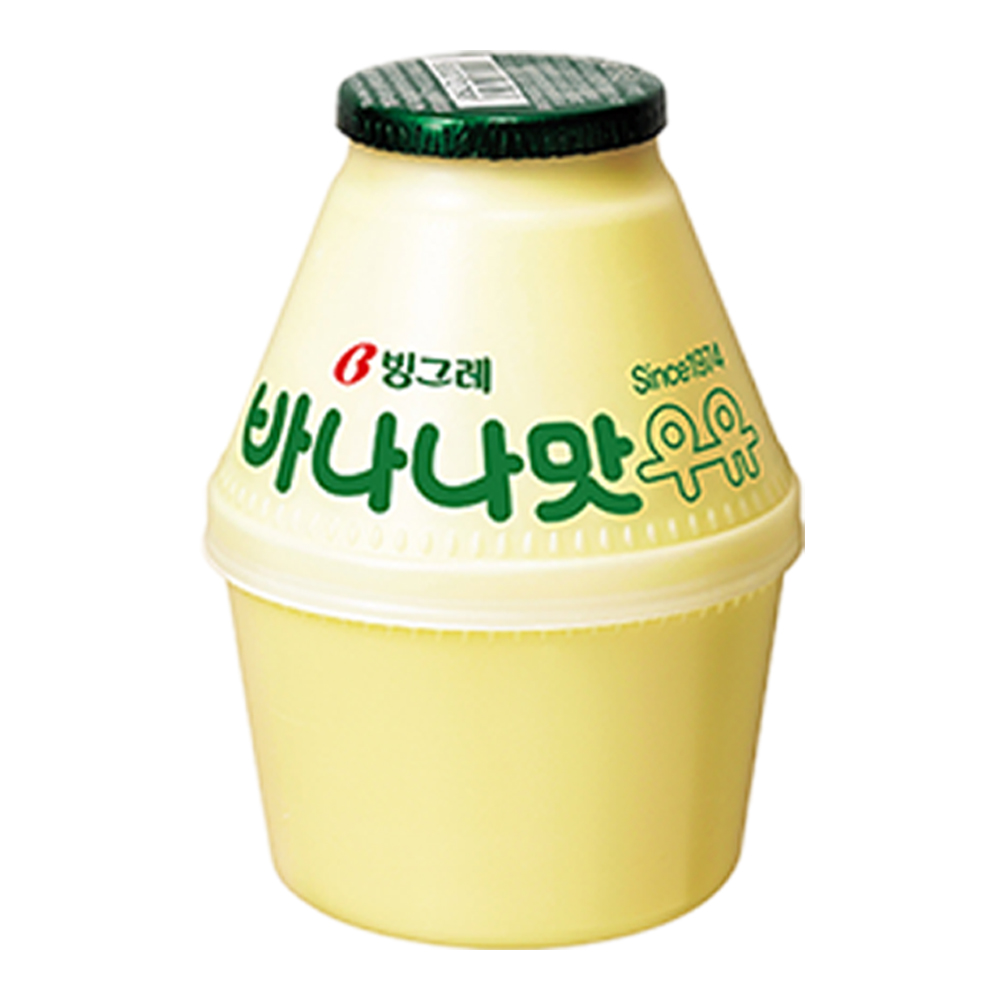 단지 우유 바나나
