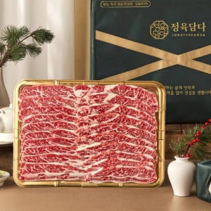 [새벽배송] 선물포장 설 명절 생 LA갈비 선물 세트 꽃갈비 3kg, 1개