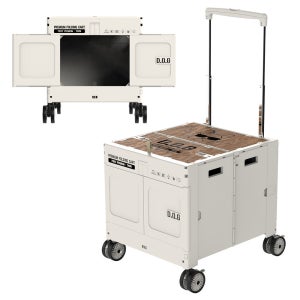 도그독 퍼스트프리미엄 트윈 접이식 폴딩카트 슬라이딩 오픈형 대용량 마트 장바구니 캐리어