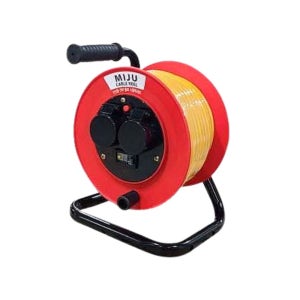 미주산업 MJM-CPK-1520 누전차단형 4구 20M 리드선 전선릴 연장코드 선