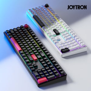 조이트론 저소음 멤브레인 키보드 풀배열 무소음 사무용 게이밍 JTMK100