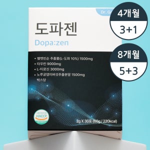 닥터그레잇 도파젠( L-도파+타우린+노루궁뎅이버섯) 30포, 4개