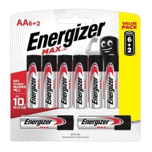 LR03AAA 1판8EA 건전지알카라인-맥스 6판 소모품 자재 파츠