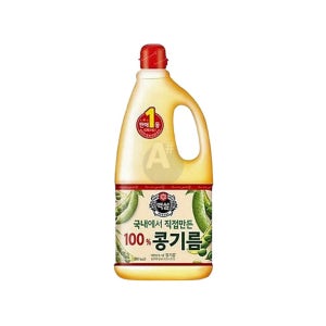 백설 대두유 1.8L 콩기름 업소용 식당 대용량식용유 식자재 튀김유