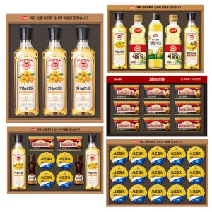 사조해표 고급유3호 선물세트 식용유 통조림 햄 참치 고급유 설 명절 선물세트