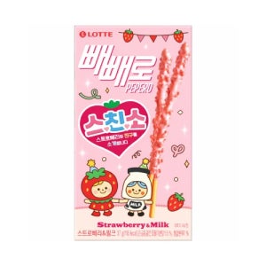 롯데 빼빼로 스트로베리 밀크 37g 40개