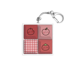 피크닉 키캡 키링 청축 키보드호환 가능 열쇠고리 키캡놀이