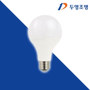 [삼파장 램프 대체] 두영조명 LED 전구 벌브 E26 15W, 전구색, 1개