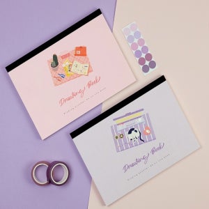 드로잉북 80개입 메모장 그림일기 연습장 미술 그림연습 필기노트