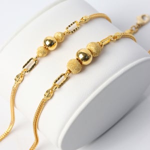 [오로프] 24K 순금 솔리스 컷팅볼 팔찌 11.25g, +18K장식별도