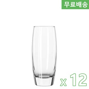 [클리어런스]12p BOX 볼륨 하이볼 350ml 1073 롱드링크칵테일잔 위스키하이볼잔