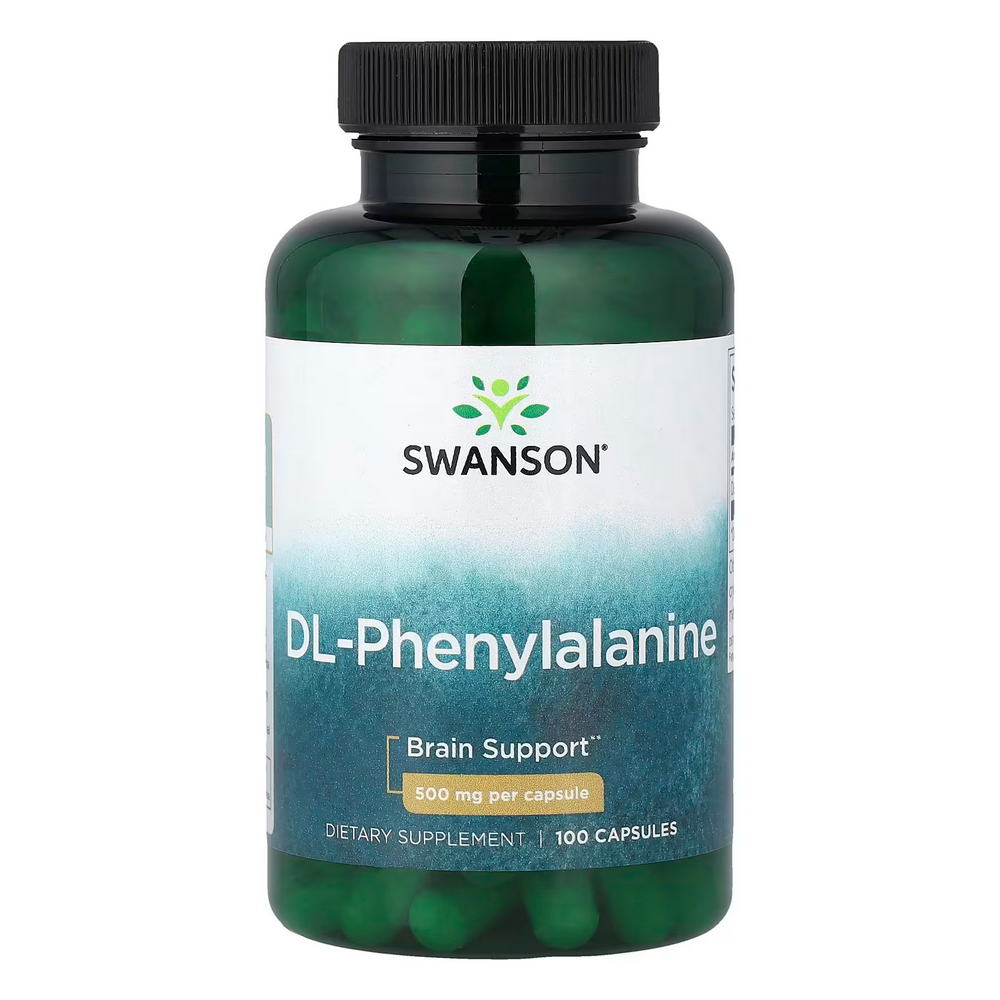 스완슨 DL-<b>페닐알라닌</b> 500mg 100캡슐