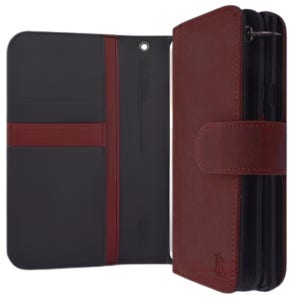 동전 지퍼 지갑 케이스 아벨 와인, 갤럭시A90 5G SM-A908N