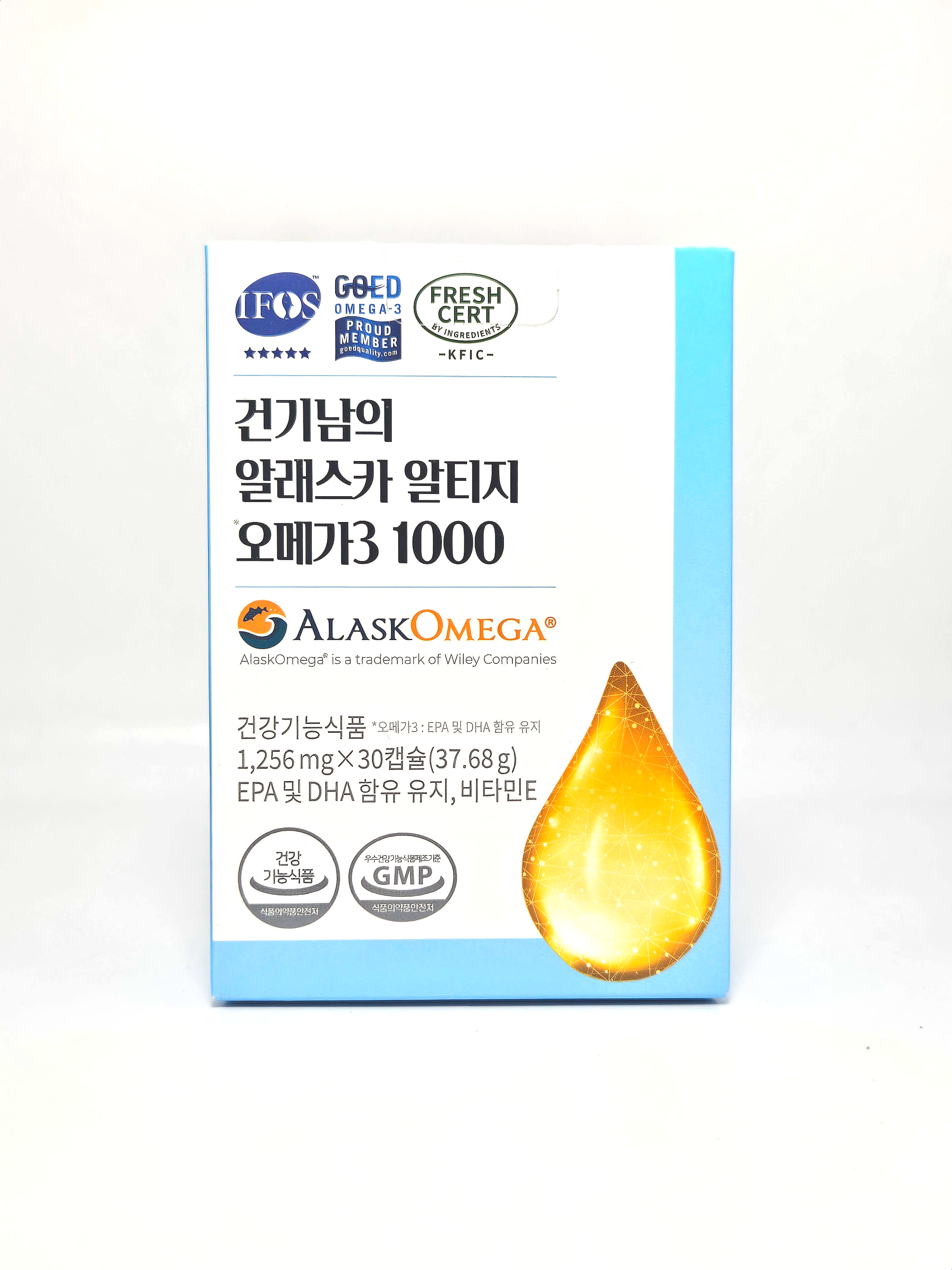 건기남의 알래스카 알티지 오메가3 1000 제품 이미지