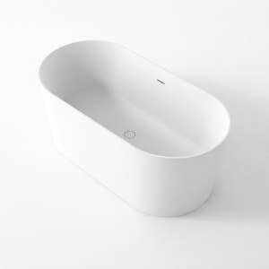 WISDOM 위즈덤 WD 65148 이동식타원형 무광화이트 프리스탠딩욕조 1600mm 화물