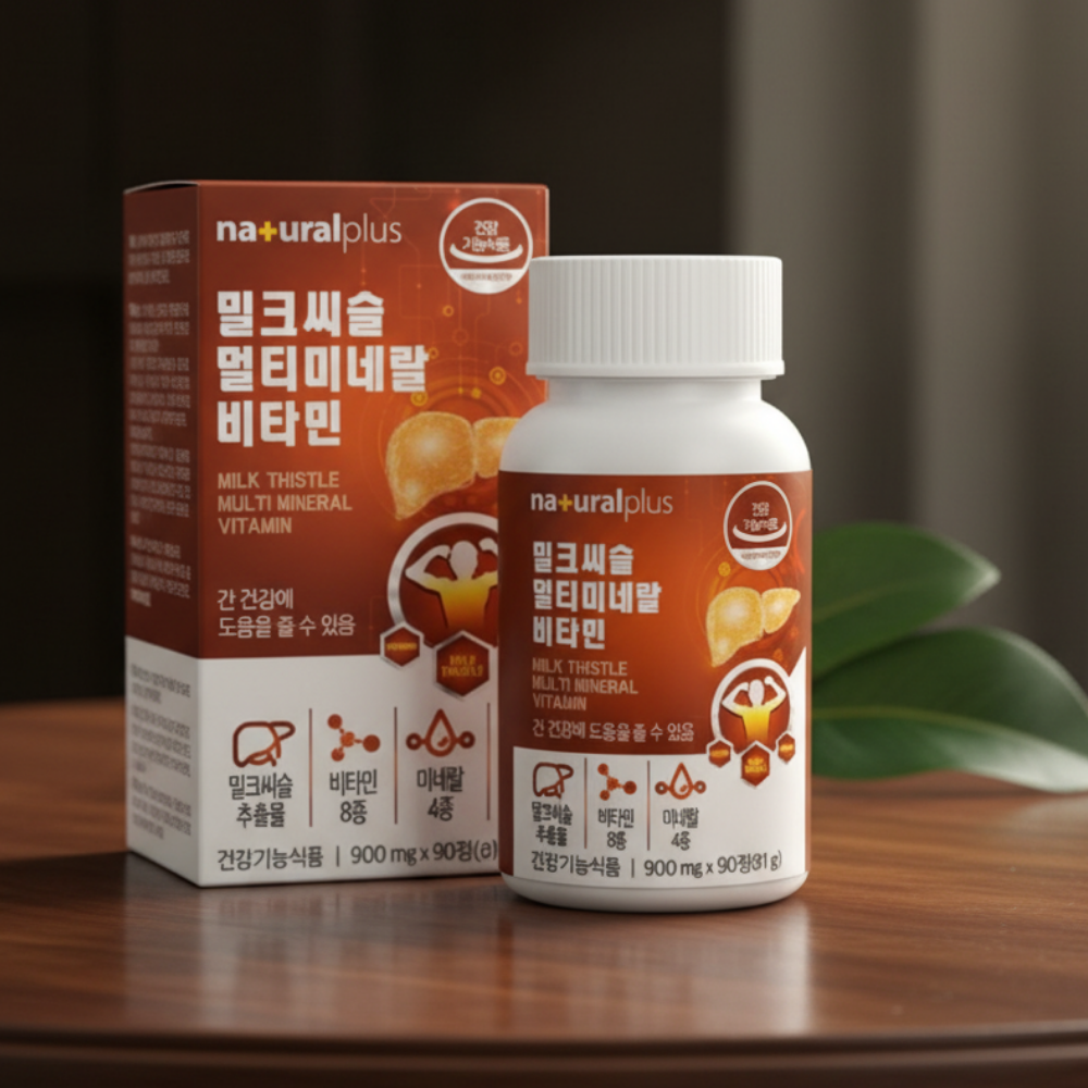 차태현 <b>밀크씨슬</b> 가네톡 지방간수치영양제 실리마린 / 우루샷(옵션) 90정, 1개