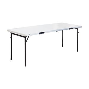 [ 공룡 ] 브로몰딩 테이블 6FT 접이형 A 기본, 화이트