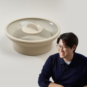 데켓 주물 IH 원형쿡플레이트 28cm+유리뚜껑
