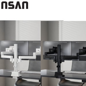 엔산 모니터암 슬라이더헤드 듀얼3단 커스터마이징 최대40