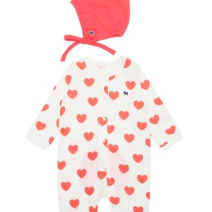 블루독베이비 모달하트우주복모자세트 12개월