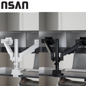 엔산 모니터암 슬라이더헤드 듀얼4단 거치대 커스터마이징 최대35 FM24256S