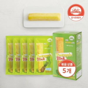 베리필드 냉동 파인애플 스틱 5개입 50g, 5개