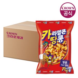크라운 카라멜콘 땅콩 150gx12개